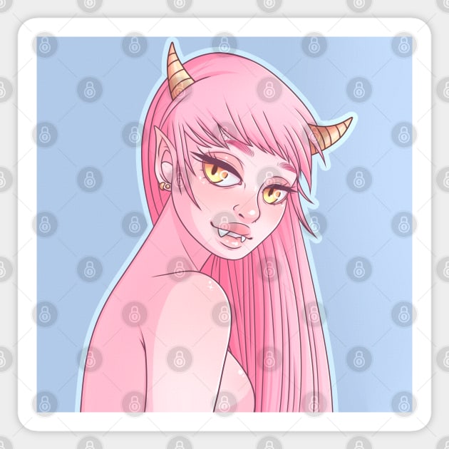 Pastel Demon Sticker by PeppermintKamz